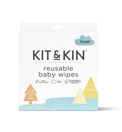 Kit and Kin Reusable Baby Wipes reusable nappies liners and boosters Earthlets