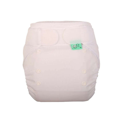 Tots Bots EasyFit Star Nappy All-in-one Colour: White reusable nappies Earthlets