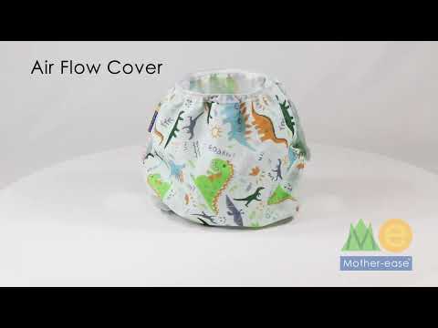 Mother-ease Air Flow Cover Ocean Colour: Ocean size: S reusable nappies Earthlets
