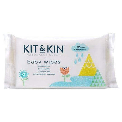 Kit and Kin Baby Wipes - 60 pack wipes Earthlets