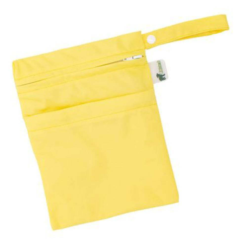 Little Lamb Double Wet Bag Colour: Primrose Size: Large reusable nappies Earthlets