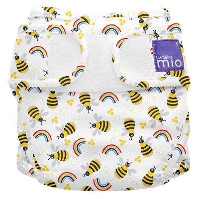 Bambino Mio Mioduo Reusable Nappy Cover Size: Size 1 Colour: Honeybee Hive reusable nappies nappy covers Earthlets
