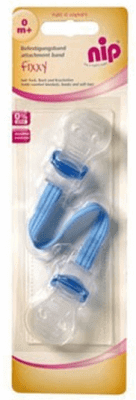 Nip Attachment Band Colour: Blue baby care soothers & dental care Earthlets