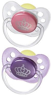 Nip Soother Spacy Purple 0-6 Months - 2 Pack Age: 0-6 Months baby care soothers & dental care Earthlets