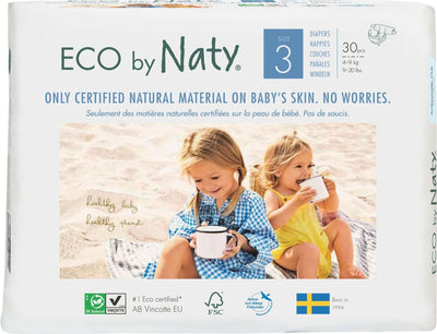 Naty Size 3 Nappies - 30 pack Multi Pack: 1 disposable nappies size 3 Earthlets