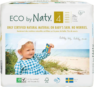 Naty Size 4 Nappies - 26 pack Multi Pack: 1 disposable nappies size 4 Earthlets