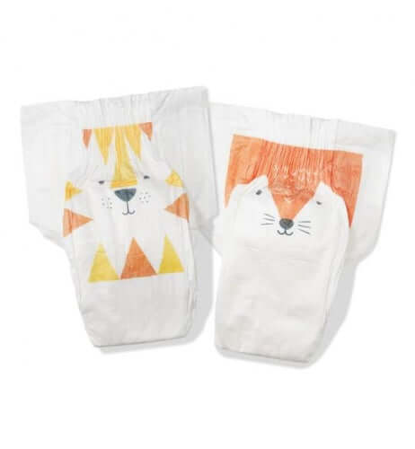 Kit and Kin Size 4 Maxi Eco Disposable Nappies - 32 pack Multi Pack: 1 disposable nappies size 4 plus Earthlets