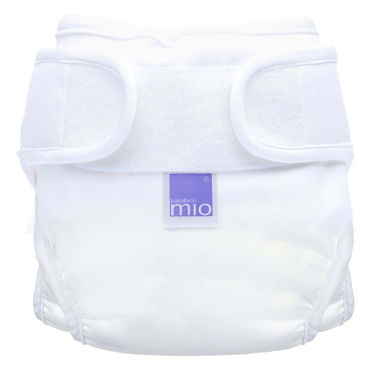 Bambino Mio Mioduo Reusable Nappy Cover Size: Size 2 Colour: White reusable nappies nappy covers Earthlets