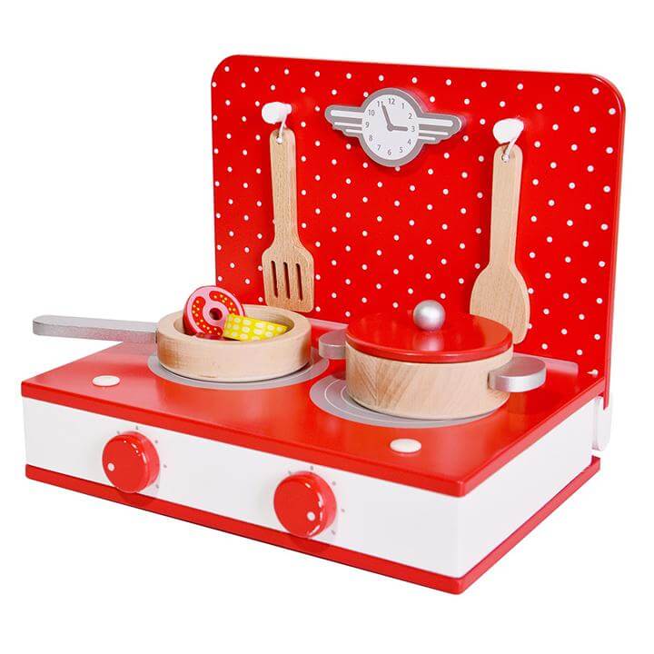 Classic World Wooden Kitchen and Grill Set play wooden Earthlets