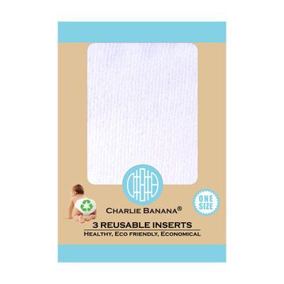 Charlie Banana Deluxe Inserts - 3 pack Size: Small reusable nappies liners and boosters Earthlets