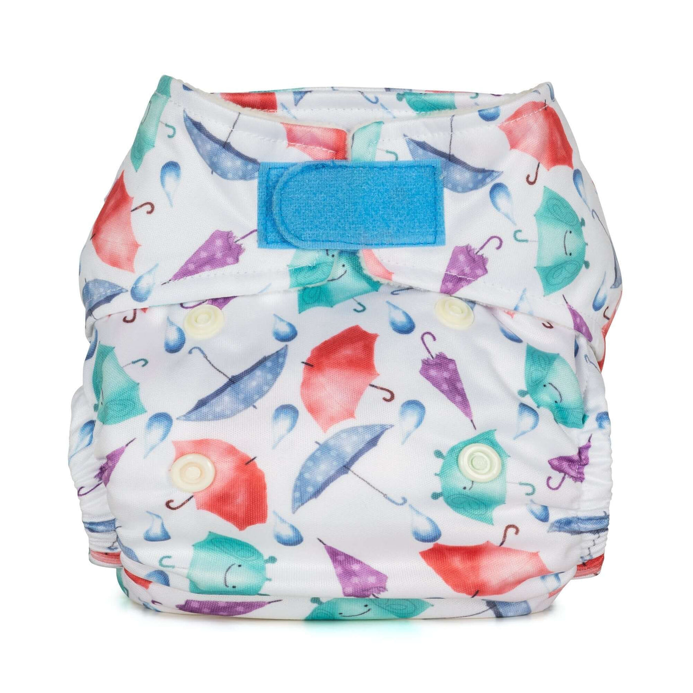 Baba + Boo Newborn Reusable Nappy - Prints Colour: Umbrellas reusable nappies all in one nappies Earthlets