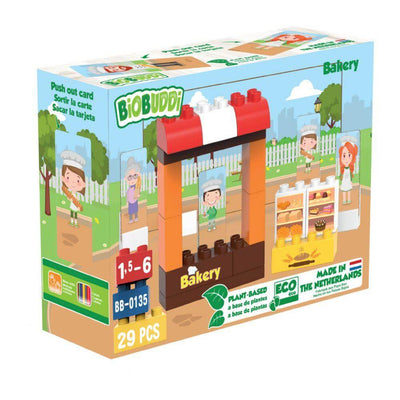 BioBuddi Environmentally Friendly Building blocks Environmentally friendly Bakery age 1.5 to 6 years play educational toys Earthlets
