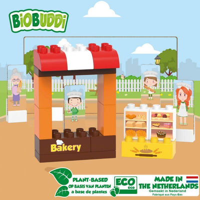 BioBuddi Environmentally Friendly Building blocks Environmentally friendly Bakery age 1.5 to 6 years play educational toys Earthlets