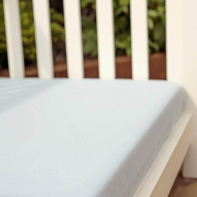 Bizzi GrowinFitted Moses basket - Pram Sheets Bluenursery sheets & mattress protectorsEarthlets