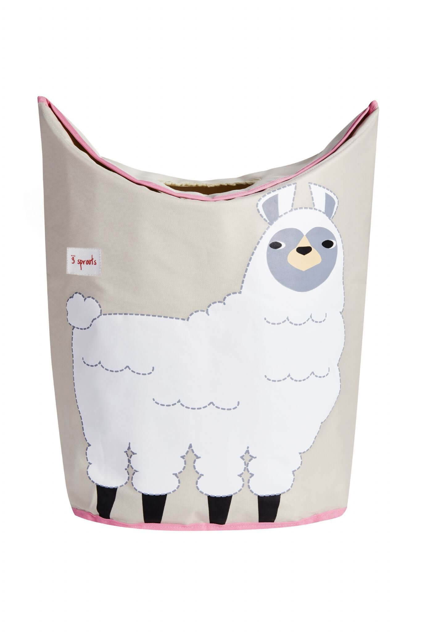 3 Sprouts Laundry Hamper - Llama furniture storage Earthlets