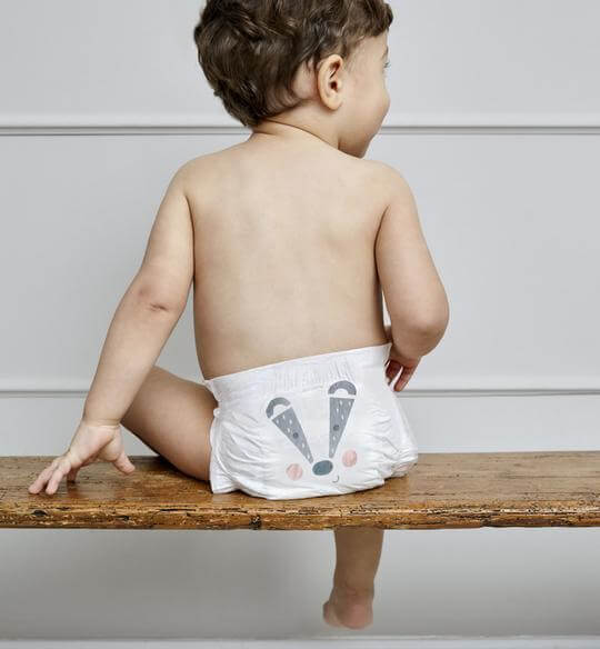 Kit and Kin Size 6 Eco Disposable Nappy Pants - 18 pack disposable nappies size 6 Earthlets