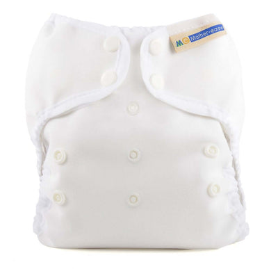 Mother-ease Wizard Duo Cover Colour: White Size: OS reusable nappies Earthlets