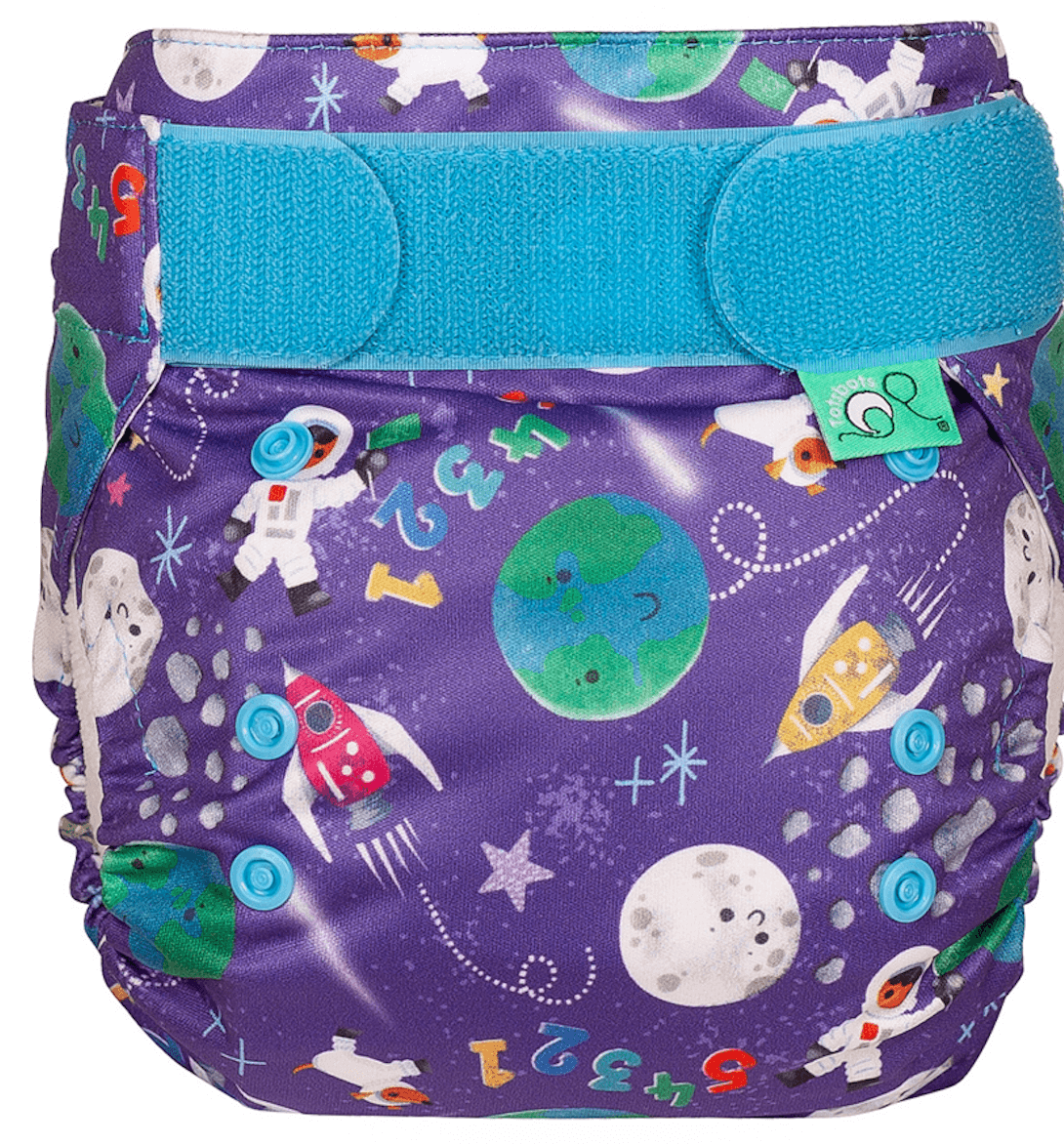Tots Bots EasyFit Star Nappy All-in-one Colour: Zoom Zoom Zoom reusable nappies Earthlets
